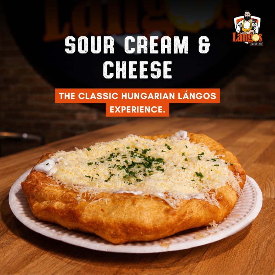Sour Cream & Cheese lángos