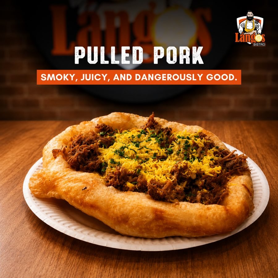 Pulled Pork lángos