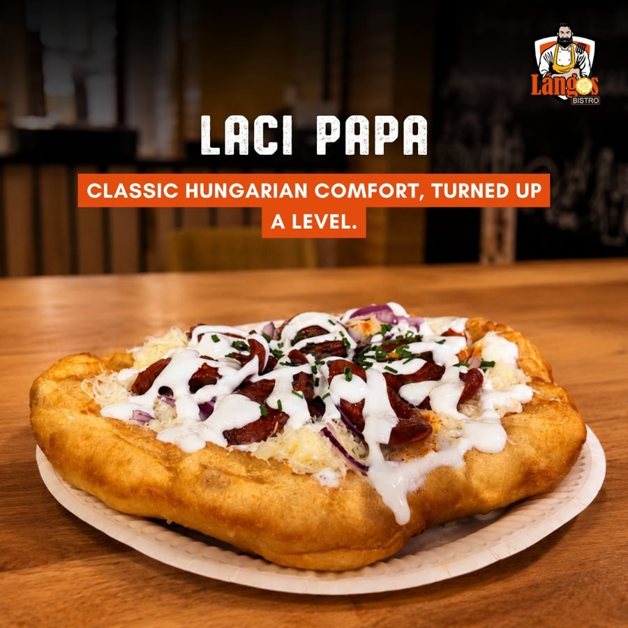 Lángos Bistro Laci Papa lángos