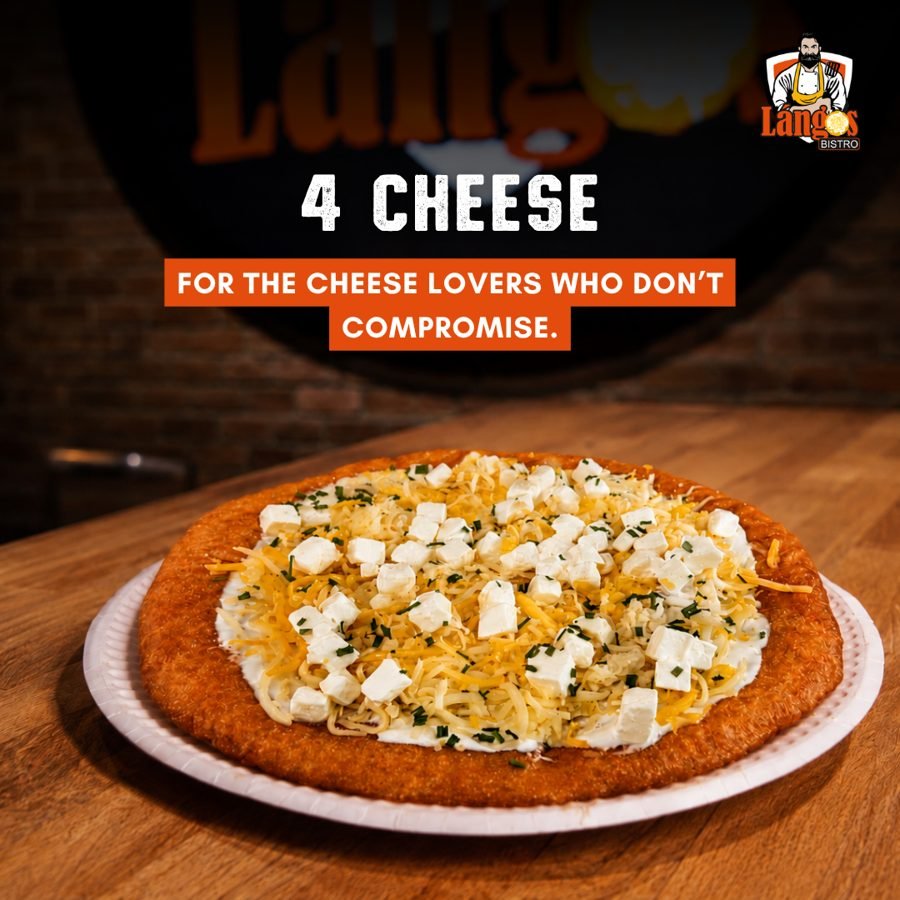 4 Cheese lángos